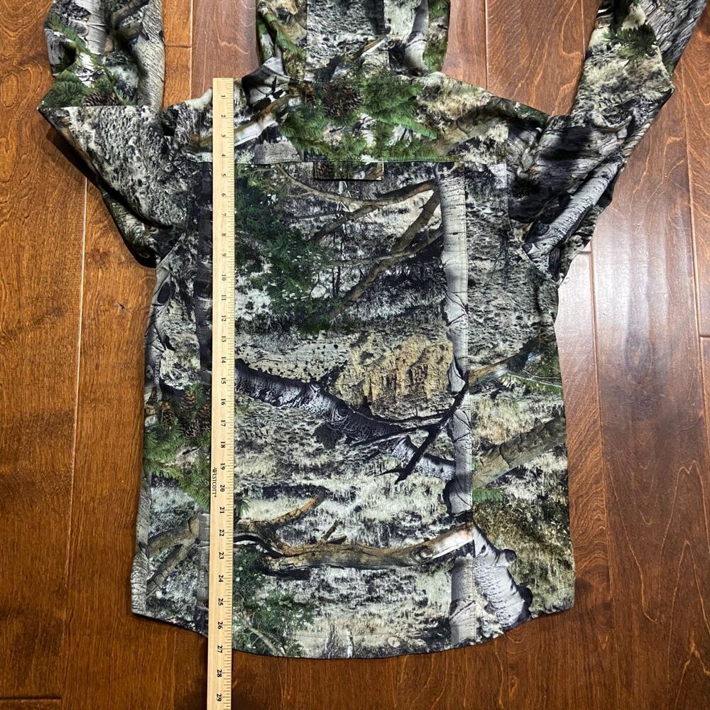 Mossy Oak Scent Factor Castlerock Camo Full Zip Hooded Jacket Youth Boys Size XL - Picture 10 of 10